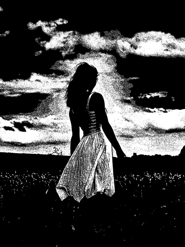 LA FILLE DANS LA CHAMPE