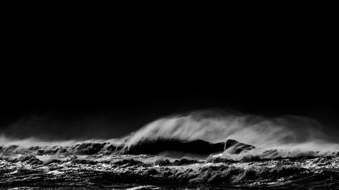 OCEAN IN BLACK AND WHITE # 09