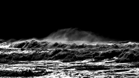 OCEAN IN BLACK AND WHITE # 15