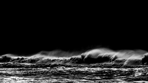 OCEAN IN BLACK AND WHITE # 17